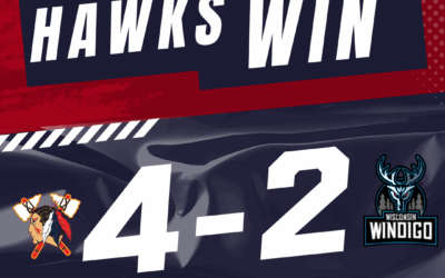 TOMAHAWKS DEFEAT WINDIGO, NOW SIT ATOP NAHL STANDINGS THROUGH 7 GAMES
