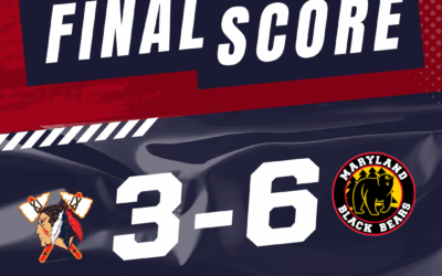 TOMAHAWKS SHOW FIGHT, BUT FALL TO RED HOT BLACK BEARS BY A FINAL SCORE OF 6-3.