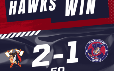 HAWKS STEAL SHOOTOUT VICTORY VERSUS REBELS TO EARN WEEKEND SPLIT