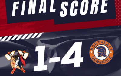 TOMAHAWKS’ MISSED OPPORTUNITIES LEAD TO FOUR UNANSWERED GOALS FOR GENERALS, FALL 4-1 IN REGULATION