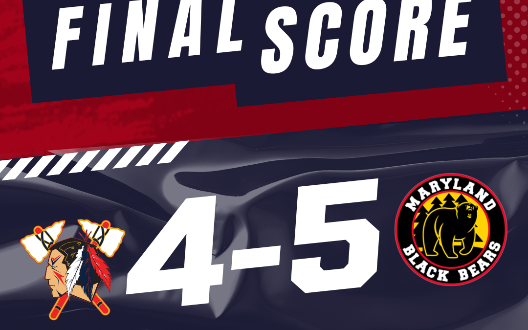 MARYLAND HANGS ON LATE TO WIN 121 PENALTY MINUTE AFFAIR IN JOHNSTOWN ON FRIDAY NIGHT