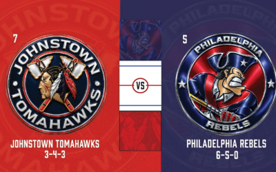 TOMAHAWKS BACK AT HOME TO HOST THE PHILADELPHIA REBELS IN JOHNSTOWN