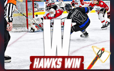 TOMAHAWKS ERASE THREE NEW JERSEY LEADS, SCORE THREE UNANSWERED IN THIRD PERIOD TO BEAT TITANS 7-4